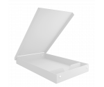 Aluminum Memo Storage Clipboard - White